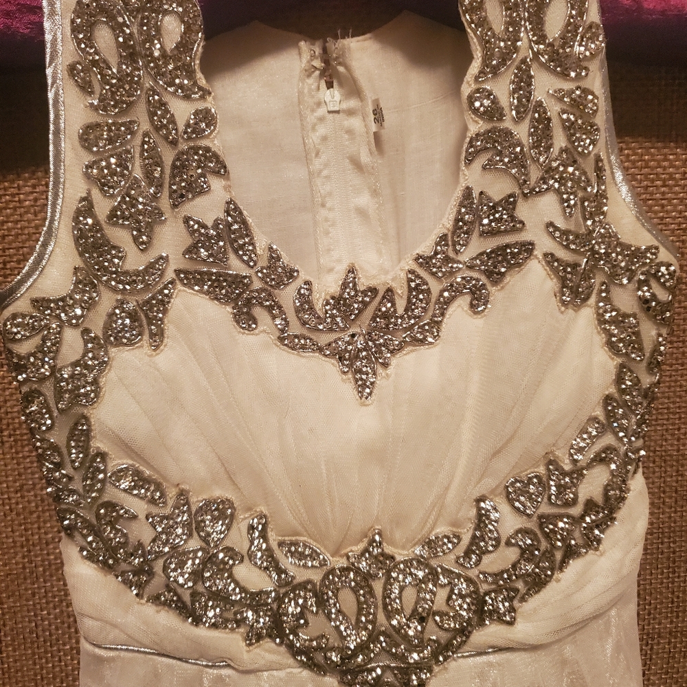 White formal Gown